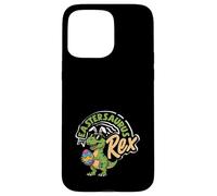 Carcasa para iPhone 15 Pro MAX Eastersaurus Rex Funny T-Rex - Orejas de Conejo de Pascua para niños y niños