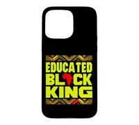 Carcasa para iPhone 15 Pro MAX Educated Black King African Pride Empowerment Graphic