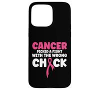 Carcasa para iPhone 15 Pro MAX El cáncer se peleó con la Chica equivocada Krebs Brustkrebs
