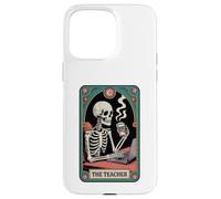 Carcasa para iPhone 15 Pro MAX El Profesor Tarot Card Profesor de matemáticas Inglés Divertido Profesor