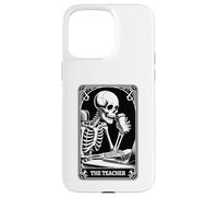Carcasa para iPhone 15 Pro MAX El Profesor Tarot Card Profesor de matemáticas Inglés Divertido Profesor