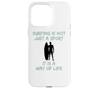 Carcasa para iPhone 15 Pro MAX El Surf no es Solo un Deporte, es una Forma de Vivir