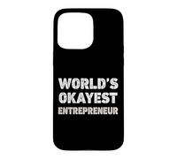 Carcasa para iPhone 15 Pro MAX Emprendedor más Bueno del Mundo Empresario Divertido