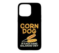 Carcasa para iPhone 15 Pro MAX En Cada Perro de maíz de Dieta equilibrada a Mano