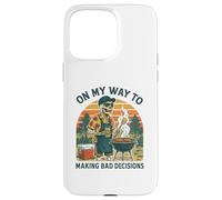 Carcasa para iPhone 15 Pro MAX En mi Camino a Tomar Malas Decisiones - Funny Grilling BBQ