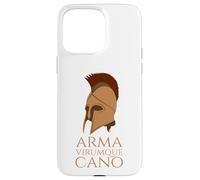 Carcasa para iPhone 15 Pro MAX Eneida - Mitología Romana - Arma Virumque - Latín Clásico