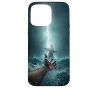 Carcasa para iPhone 15 Pro MAX Epic Bible Story Christian Graphic - Jesus Saving Peter
