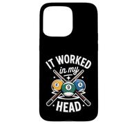 Carcasa para iPhone 15 Pro MAX Es Curioso Que se me Haya Pasado por la Cabeza Decir Billar Cue