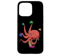 Carcasa para iPhone 15 Pro MAX Escalada Divertida En Roca Octopus Rock Climbing