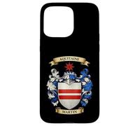 Carcasa para iPhone 15 Pro MAX Escudo de Armas de la Familia Martin e Historia de Apellidos