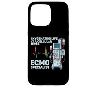 Carcasa para iPhone 15 Pro MAX Especialista en ECMO Terapeuta respiratorio Enfermero de UCI