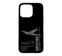 Carcasa para iPhone 15 Pro MAX Especificaciones del Supermarine Spitfire, Caza de la RAF