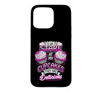 Carcasa para iPhone 15 Pro MAX ESTÁ Bien Mirar MIS Cupcakes Funny Bakers Baking Postres