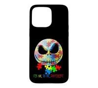 Carcasa para iPhone 15 Pro MAX Está Bien ser un Poco Diferente: Esqueleto Divertido del Autismo