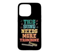 Carcasa para iPhone 15 Pro MAX Esta canción Necesita más trombón