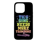 Carcasa para iPhone 15 Pro MAX Esta canción Necesita más trombón