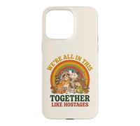 Carcasa para iPhone 15 Pro MAX Estamos Todos Juntos como rehenes Funny Animal Retro 3