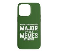 Carcasa para iPhone 15 Pro MAX Estudios del Medio Oriente Major by Day Memes Noche Cercano Oriente
