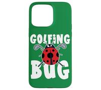 Carcasa para iPhone 15 Pro MAX Family Golf Tour Golfing Bug Cita Divertida Ladybug Golfer