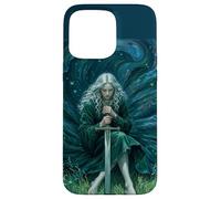 Carcasa para iPhone 15 Pro MAX Fantasía Espada Maiden Gráfico Etéreo Arte Gótico