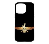 Carcasa para iPhone 15 Pro MAX Faravahar Símbolo de nacionalismo iraní Zoroastrismo