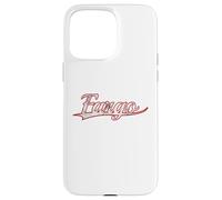 Carcasa para iPhone 15 Pro MAX Fargo North Dakota Midwest Vintage Varsity Distressed