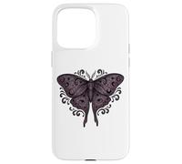 Carcasa para iPhone 15 Pro MAX Fase Lunar Polilla Místico Oculto Boho Celestial