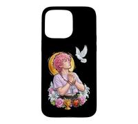 Carcasa para iPhone 15 Pro MAX Femboy MTF Trans Coqueta Católica Sagrada Vintage Kitsch