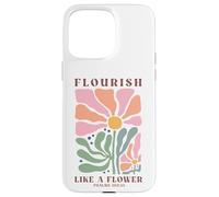 Carcasa para iPhone 15 Pro MAX Florece como una Flor Salmos 103:15 Fe Cristiana