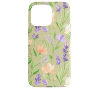 Carcasa para iPhone 15 Pro MAX Flores Silvestres de Primavera Floral Pastel jardín Prado Arte