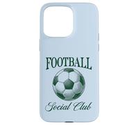 Carcasa para iPhone 15 Pro MAX Football Social Club Balón de fútbol Diseño de Estilo Vintage