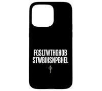 Carcasa para iPhone 15 Pro MAX For God So Loved The World FGSLTWTHGOB Faith Christian
