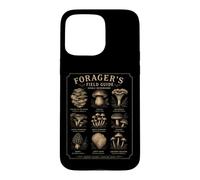 Carcasa para iPhone 15 Pro MAX Forager's Field Guide Setas comestibles Vintage Botanical
