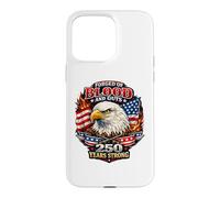 Carcasa para iPhone 15 Pro MAX Forjado de Sangre y Tripas 250 años América Águila Calva