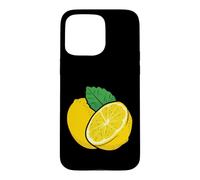 Carcasa para iPhone 15 Pro MAX Fruta cítrica Fresca de Verano con limón
