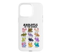 Carcasa para iPhone 15 Pro MAX Funny Axolotl Lovers Axolotls of The World