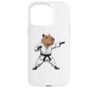 Carcasa para iPhone 15 Pro MAX Funny Capybara Doing Karate Samurai Ninja Capybara