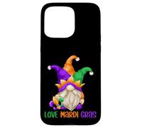 Carcasa para iPhone 15 Pro MAX Funny Carnival GNOME with Fool Cap For Girls Love Mardi Gras