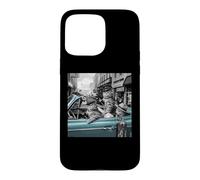 Carcasa para iPhone 15 Pro MAX Funny Gangster Cats Street Design