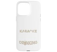 Carcasa para iPhone 15 Pro MAX Funny Karaoke Singer Bar Music Lover Singing Drinking Bar