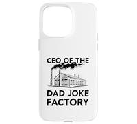Carcasa para iPhone 15 Pro MAX Funny Mens Joke Fathers Retro CEO de The Dad Joke Factory