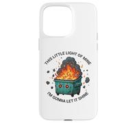 Carcasa para iPhone 15 Pro MAX Funny Mental Health Emotional Dumpster Fire