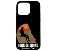 Carcasa para iPhone 15 Pro MAX Funny Rock Climbing Mountaineering Rock Climber Gift