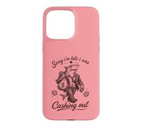 Carcasa para iPhone 15 Pro MAX Funny Shark Sorry Was Cashing out Casino Ganador Humor