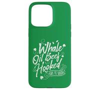 Carcasa para iPhone 15 Pro MAX Funny St Patricks Day Top for Women Whale Oil Beef Hooked