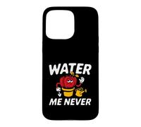 Carcasa para iPhone 15 Pro MAX Funny Succulent Plant Killer Water Me Never Gardening