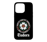 Carcasa para iPhone 15 Pro MAX Funny Tudor Kings, Reinas Monarcas de la Historia Inglesa Rosa