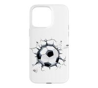 Carcasa para iPhone 15 Pro MAX Fútbol Amor Futbolista Europeo Funny Ball Burst Goal