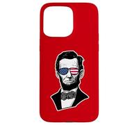 Carcasa para iPhone 15 Pro MAX Gafas de Sol Abraham Lincoln USA