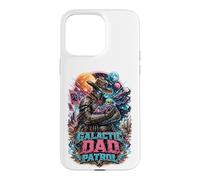 Carcasa para iPhone 15 Pro MAX Galactic Space Cowboy Dad Patrol Scifi Western Father's Day